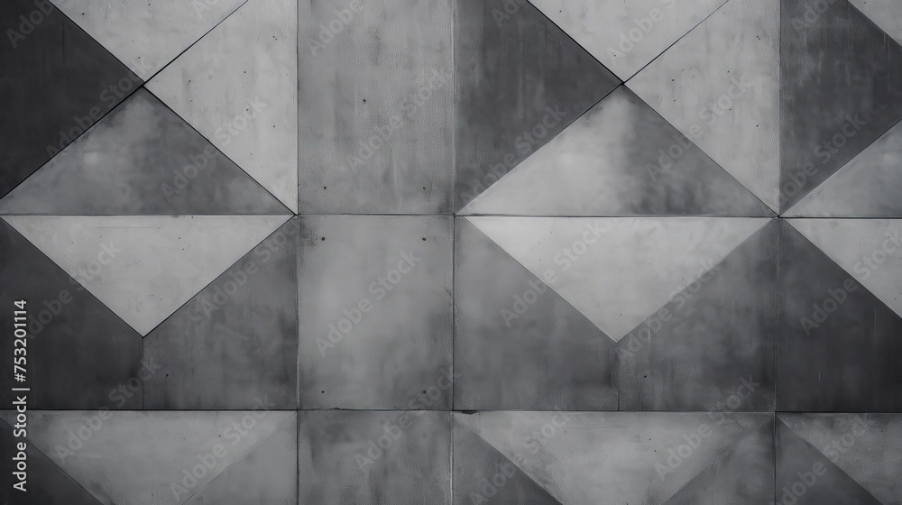 An abstract geometric background displays concrete textures, adding depth and interest to the design. An abstract geometric background displays concrete textures, adding depth and interest to the design.
