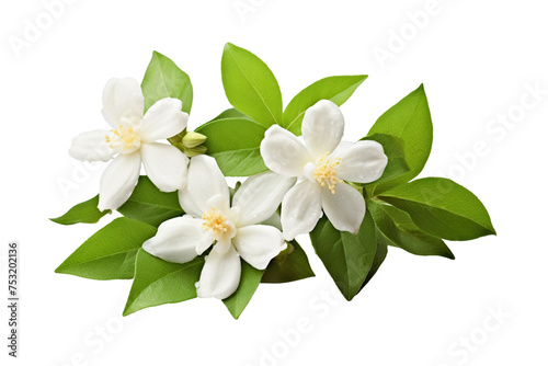 White flowers icon, 3D render style, isolated on white or transparent background. © Marcela Ruty Romero