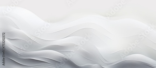 Drawing of a white and gray wave on a background with stains and curved lines