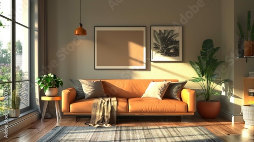 house beautiful modern living room minimalist living room, in the style of japanese minimalism, 32k uhd,  © Amer
