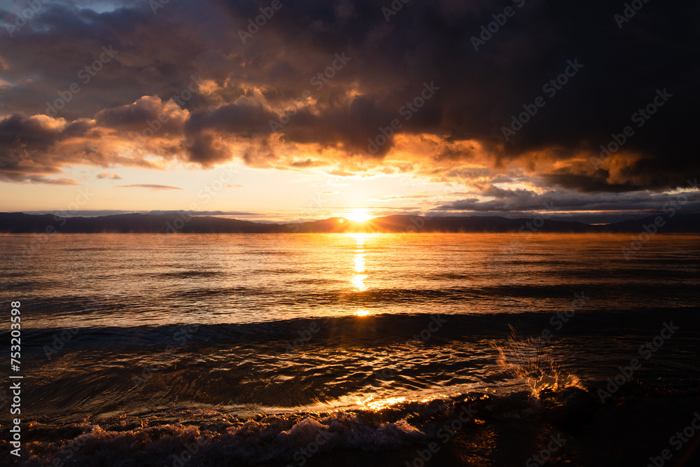 Colorful Sunset- Lake Tahoe 