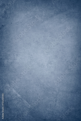 Blue textured vertical concrete wall background