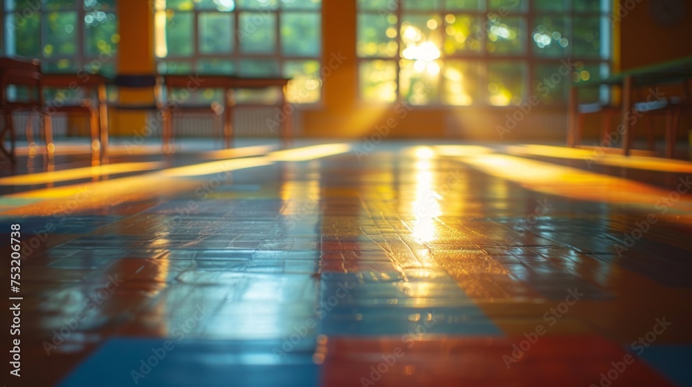 Special Education Scene for Presentation Slide Generative AI