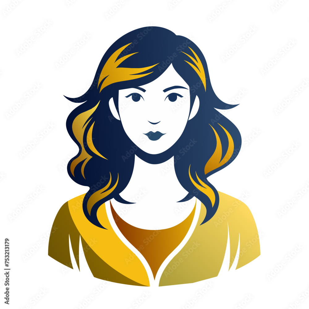 Portrait of casual woman Portrait of casual woman