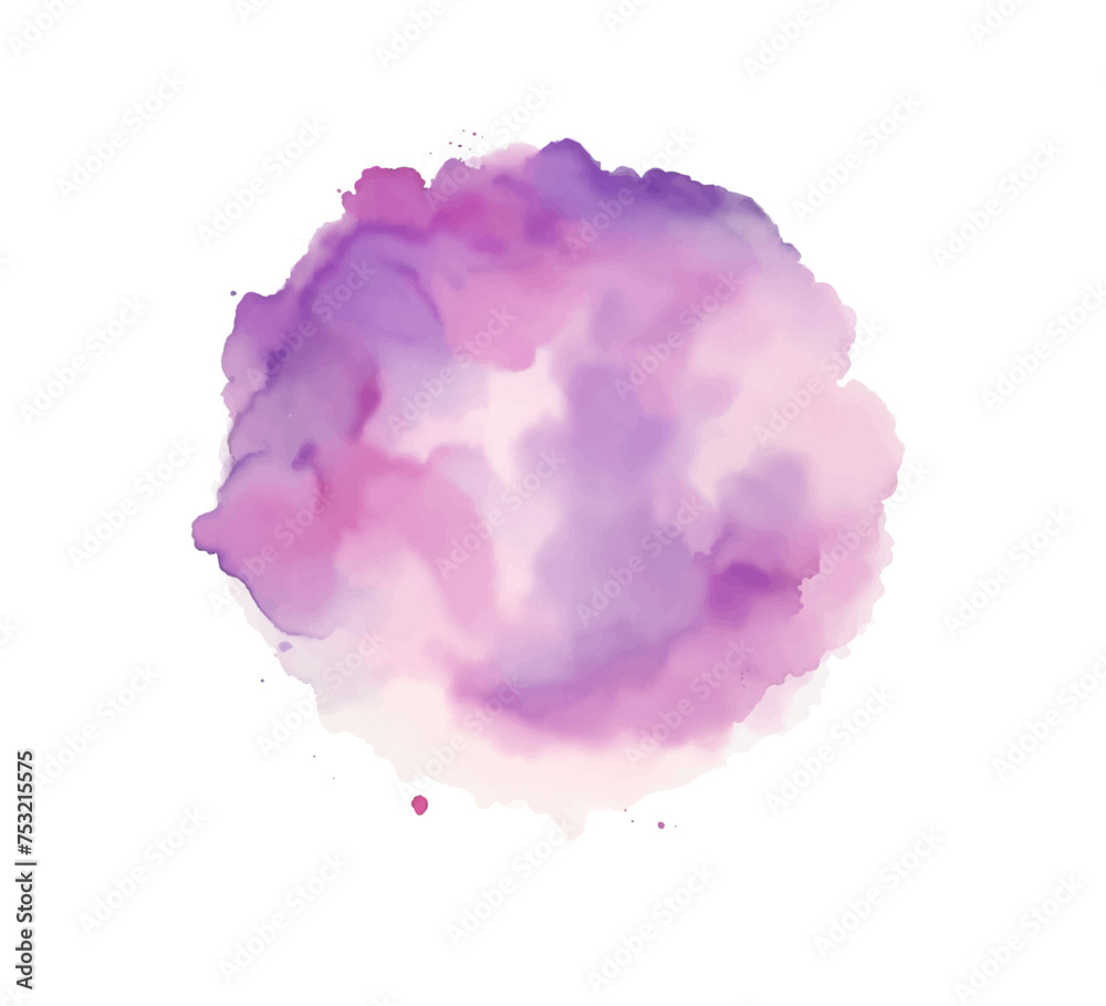 Fototapeta premium Pink watercolor brush paint background