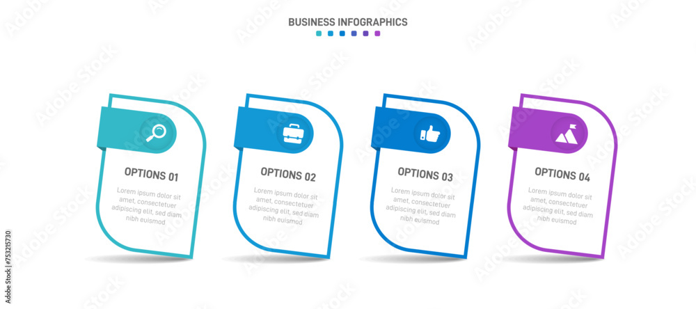 Timeline infographic with infochart. Modern presentation template with 4 spets for business process. Website template on white background for concept modern design. Horizontal layout. Timeline infographic with infochart. Modern presentation template with 4 spets for business process. Website template on white background for concept modern design. Horizontal layout.