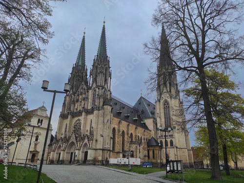 Saint Wenceslas Cathedral in Olomouc, Czech Republic photo