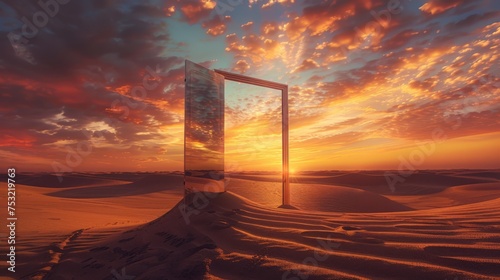 Open Door in Desert