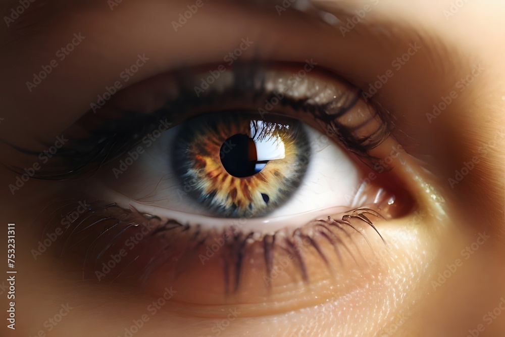 Fototapeta premium close up of female eye
