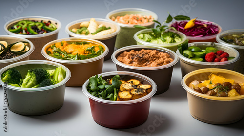 Biodegradable plant-based food containers and lids
