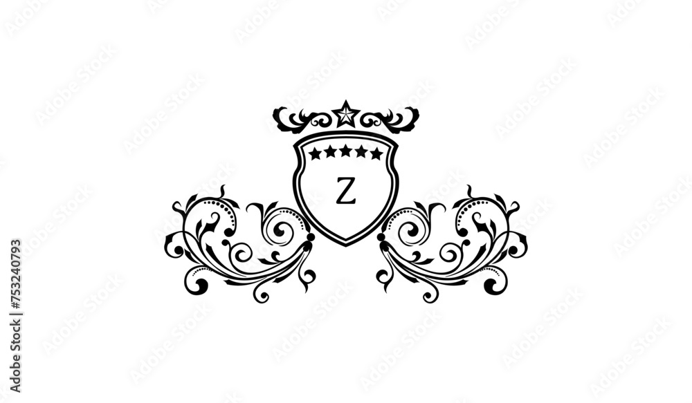 illustration of a black and white wine label illustration of a black and white wine label
