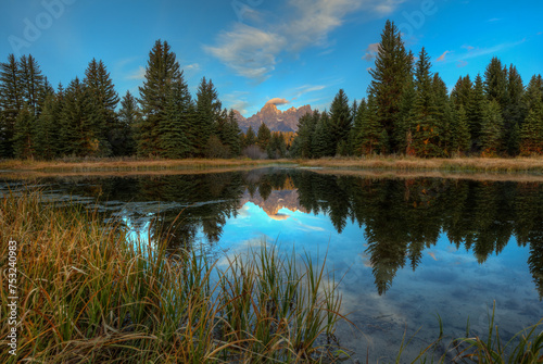 First Rays Over The Grand Tetons