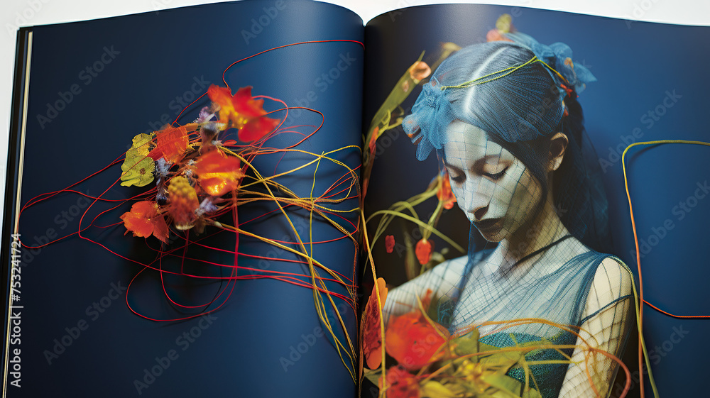 Fototapeta premium Creative portrait a young woman