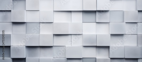 High Resolution Real Photo of White and Grey Tiled Wall