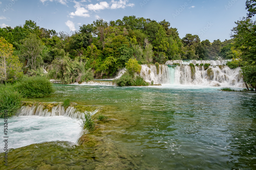 Obraz premium Waterfall in Krka National Park