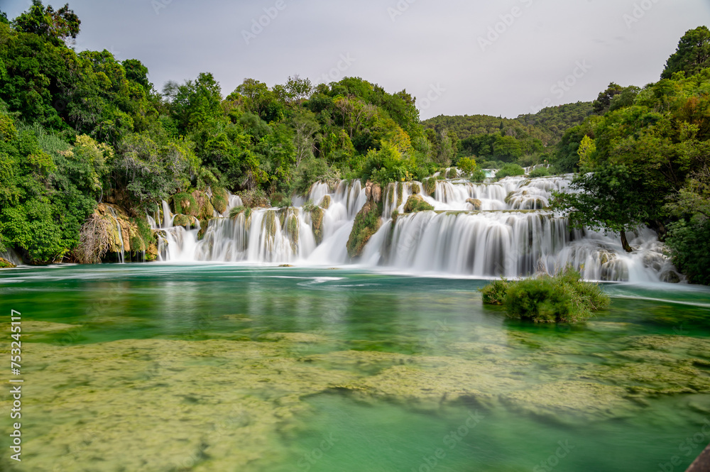 Obraz premium Waterfall in Krka National Park