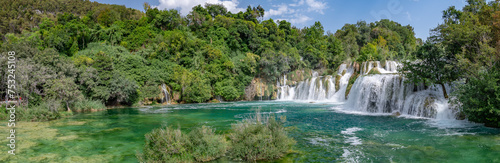 Fototapeta Naklejka Na Ścianę i Meble -  Waterfall in Krka National Park
