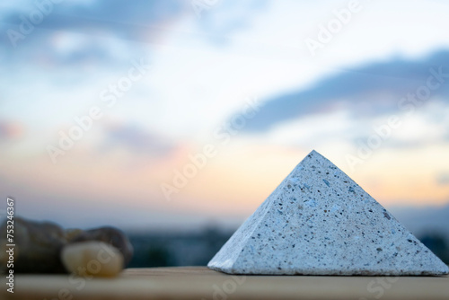 2500 scale model of the pyramid of Giza