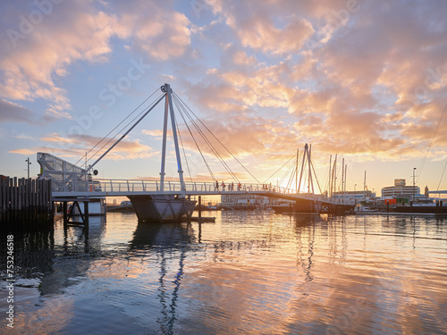 Winyard Crossing, Viaduct Bassin, Auckland, Nordinsel, Neuseeland, Ozeanien © Rainer Mirau