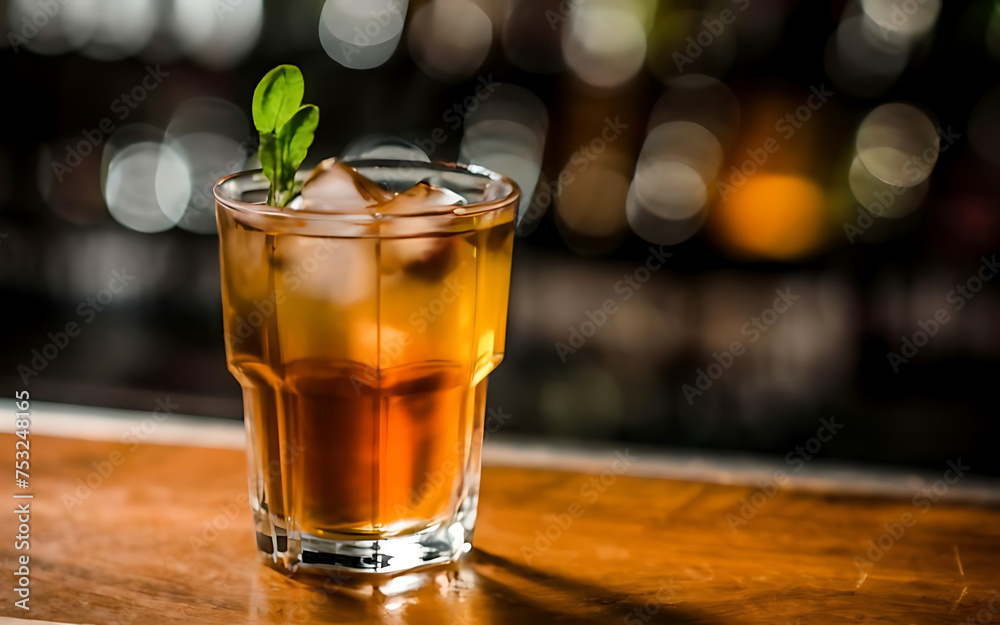 Strong alcohol drinks in bar Strong alcohol drinks in bar