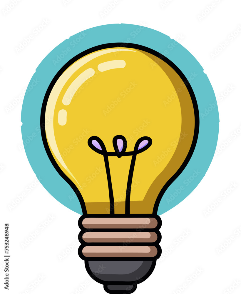 Light bulb symbolize idea element graphic icon vector illustration Light bulb symbolize idea element graphic icon vector illustration