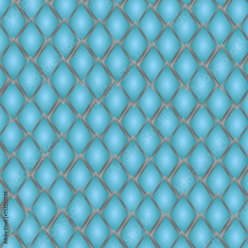 Seemless Rhombus blue pattern abstract background blue gradient rhombus background 
