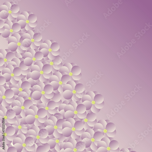 Light purple flowers pattern light purple background abstract background 