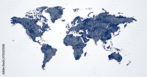 image showing a world map in dots