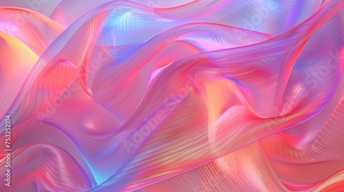  a close up of a pink and blue background with a wavy design on the top of the image and bottom half of the image.
