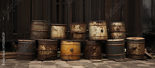 Rusty Barrels Weathered by ...