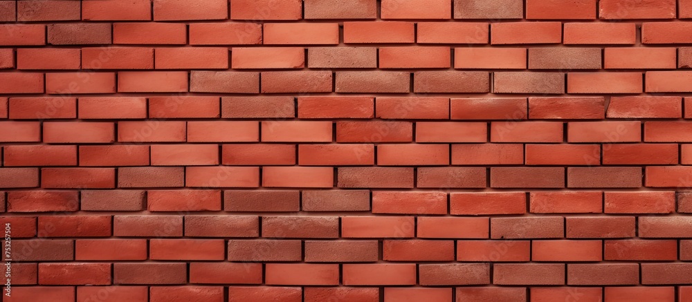 Vibrant Red Brick Wall Texture Background for Rustic Interior Design Projects and Architectural Concepts Vibrant Red Brick Wall Texture Background for Rustic Interior Design Projects and Architectural Concepts