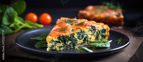 Savoring a Gourmet Quiche D...