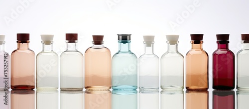 Vibrant Array of Bottles Fi...