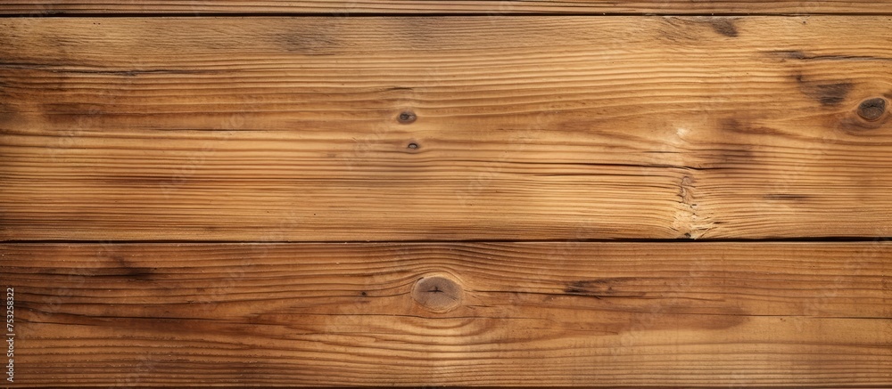 Fototapeta premium Rustic Wooden Background Featuring Intricate Brown Wood Texture Design