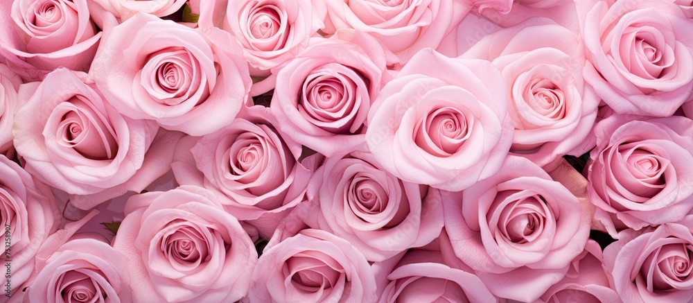 Delicate Pink Roses Blossoms Background for Stunning Floral Wallpaper Designs Delicate Pink Roses Blossoms Background for Stunning Floral Wallpaper Designs