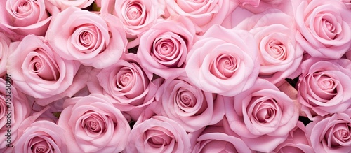 Delicate Pink Roses Blossoms Background for Stunning Floral Wallpaper Designs
