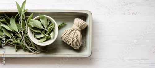 Freshly Picked Sage Leaves ...