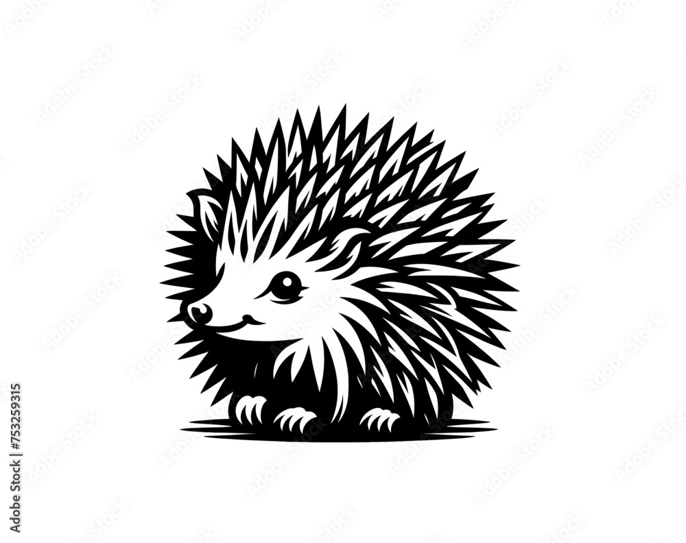 Cute hedgehog vector illustration Cute hedgehog vector illustration