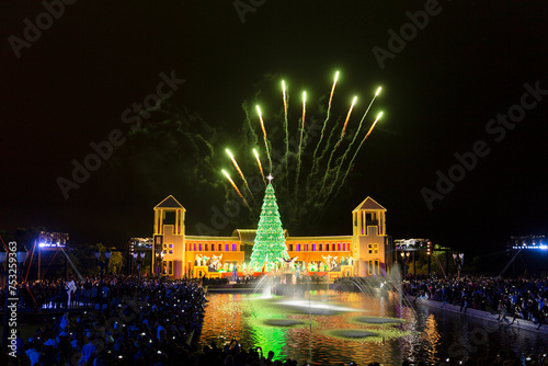 Fireworks at Tangua Park in Curitiba.