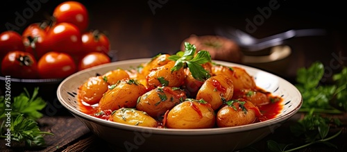 Rustic Bowl Filled with Pot...
