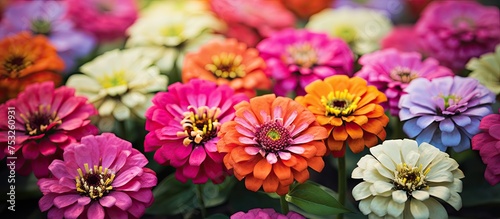 Vibrant Blooms Adorn a Sere...