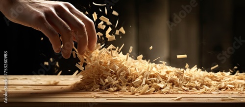 Skillful Artisan Cutting Wo...
