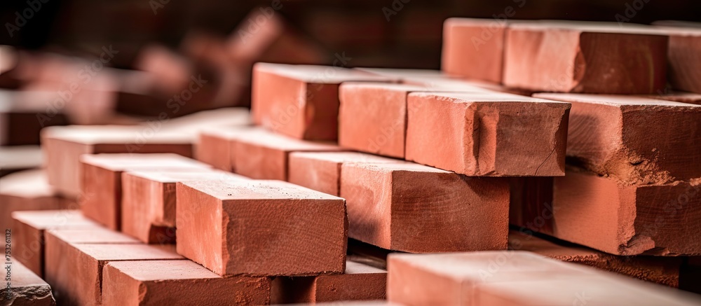 Rough and Sturdy: A Heap of Construction Bricks with a Strong Industrial Vibe