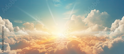 Radiant Sun Bursting Throug...