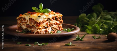 A Plate of Delicious Lasagn...