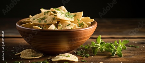Savory Torta on Rustic Bowl...
