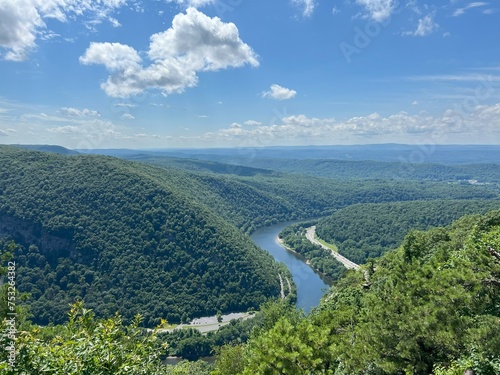 Canvas Print Exploring Pocono Mountains: Hiking Trails and Scenic Vistas