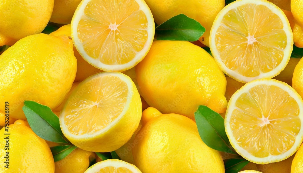 seamless repeatable and tilelable texture pattern of fresh lemon fruits seamless repeatable and tilelable texture pattern of fresh lemon fruits