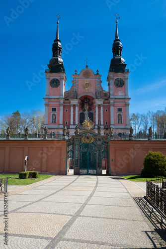 21 04 23;  Marian Sanctuary Swieolipska basilica of the Visitation of the Blessed Virgin Mary - the village of Swieta Lipka in Warmia and Mazury in Poland