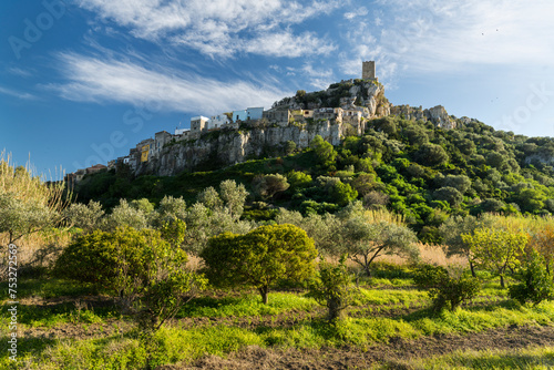 Konstfotografi Castello della Fava, Posada, Sardinien, Italien
